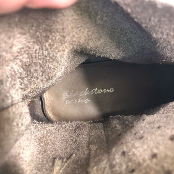 Blackstone Chelsea Side Zip Booties Taupe Western Inspired Ankle Boots 39 US 9 - Picture 9 of 9